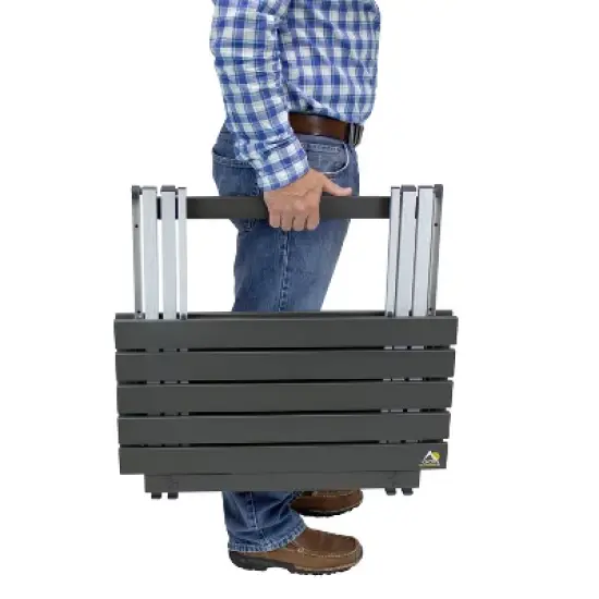 GCI Outdoor Compact Aluminum Portable Folding Camp Table - Black image {2}