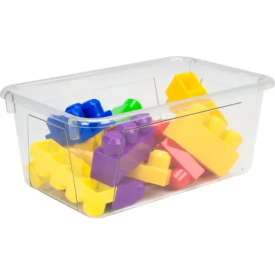 Storex Cubby Bin, PET (clear) image {1}