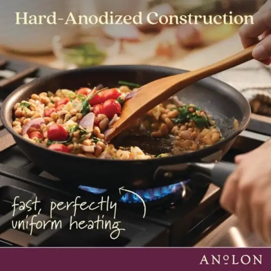 Anolon Advanced Home 11pc Hard Anodized Nonstick Cookware Set Moonstone image {7}