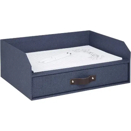 Bigso Walter Letter Tray for A4 or Letter Size Documents - Paper Tray Organizer for Desk with Storage Drawer and Rubber Feet image {2}