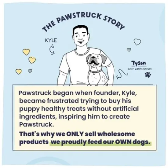 Pawstruck Natural Beef Collagen Sticks for Dogs - Healthy Long Lasting Alternative to Traditional Rawhide w/ Chondroitin & Glucosamine image {7}