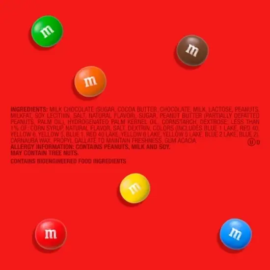 M&M's Peanut Butter Share Size Chocolate Candy - 2.83oz image {7}