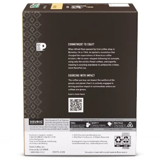 Peet's Big Bang Medium Roast Coffee - Keurig K-Cup Pods image {1}