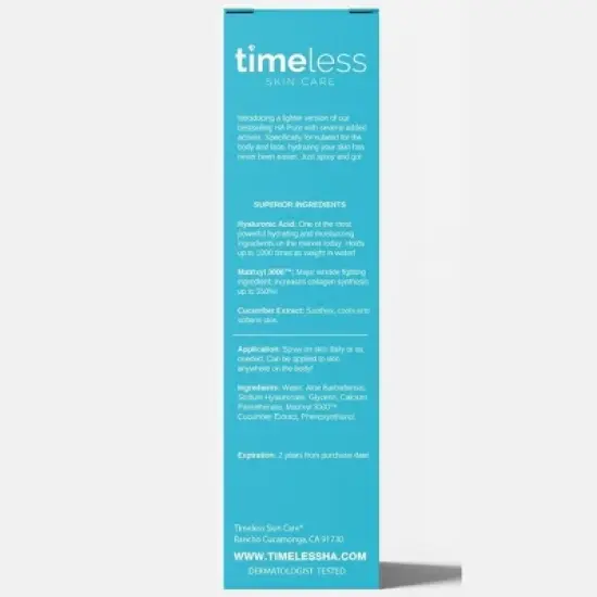 Timeless Skin Care HA Cucumber Extract Spray with Matrixyl 3000 - 4 fl oz image {4}