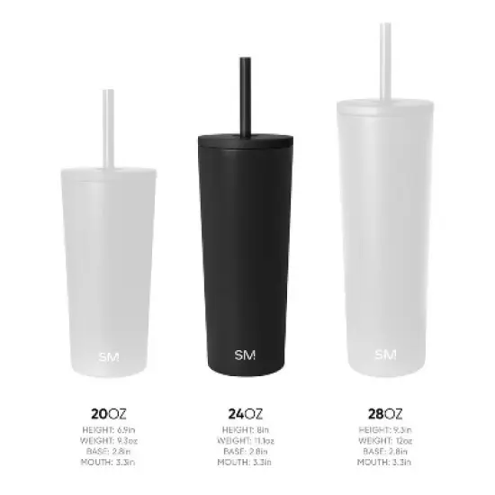 NFL Arizona Cardinals Simple Modern Stainless Steel Classic Tumbler - 24oz image {2}