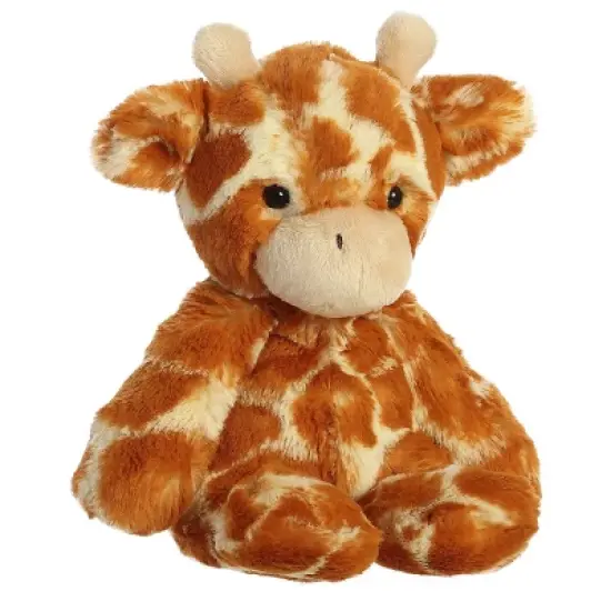 Aurora Sweet & Softer 9" Giraffe Brown Stuffed Animal image {1}