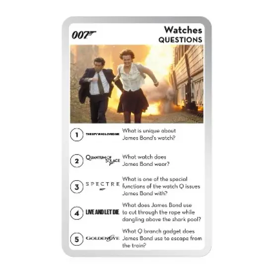 Top Trumps James Bond Every Assignment Card Game image {2}