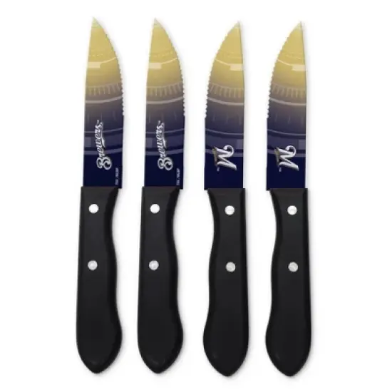 MLB Milwaukee Brewers Steak Knife Set image {2}