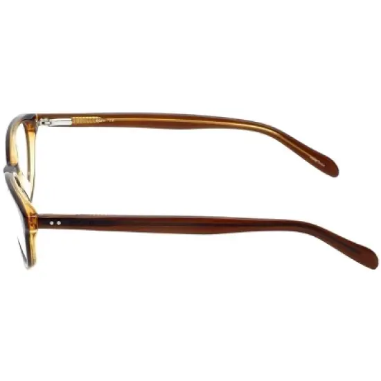 Ecru Designer EyeGlasses Daltrey-004 Brown Layered Crystal 50mm 21 POWER CHOICES image {2}