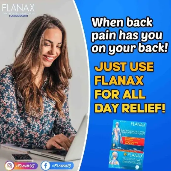 Flanax Pain Reliever/Fever Reducer Tablets - Naproxen Sodium (NSAID) - 24ct image {2}