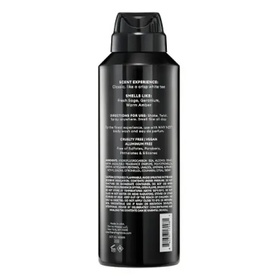 fine'ry. Men's Deodorant Spray - Why Not? - 4oz image {2}
