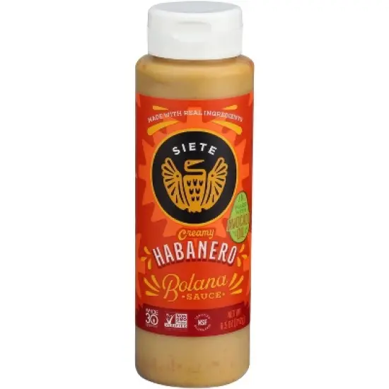 Siete Botana Sauce Creamy Habanero -8.5 fl oz (Case of 8) image {5}