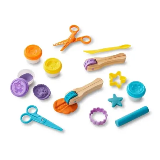 Melissa & Doug Cut, Sculpt, and Roll Clay Play Set With 8 Tools and 4 Colors of Modeling Dough: Fine Motor Skills Modeling Set image {3}