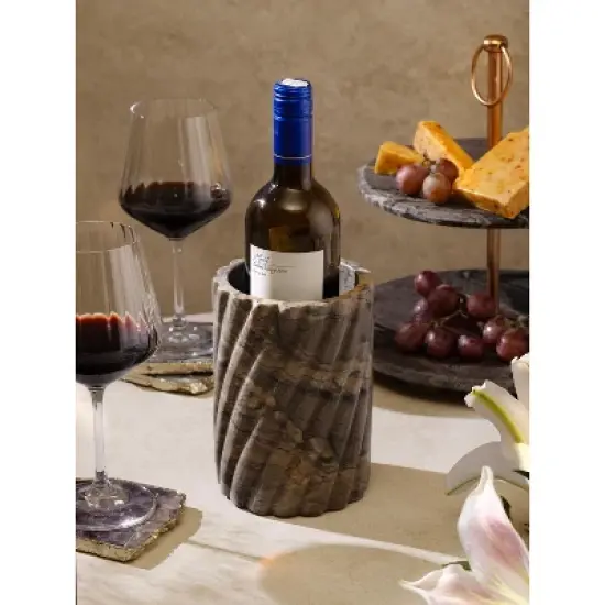 Taraz Brown Onyx Wine Cooler image {1}