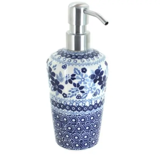 Blue Rose Polish Pottery B009 Manufaktura Soap Dispenser image {22}