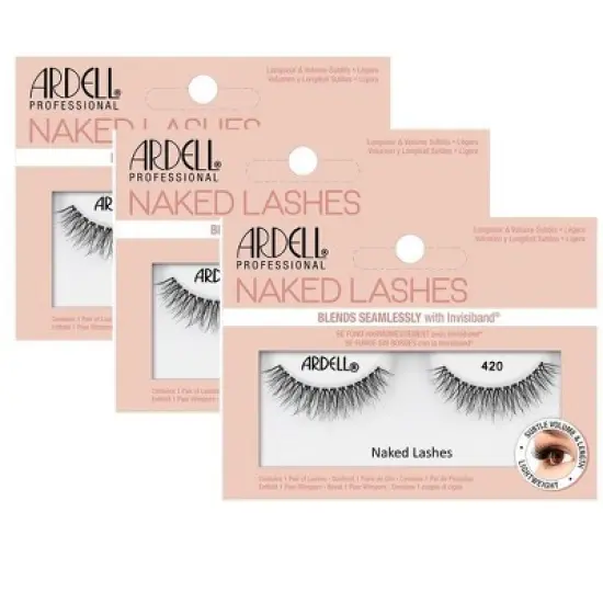 Ardell Professional Naked Lashes - 420 - (Pack of 3) image {3}