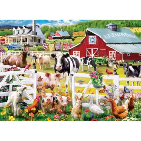 MasterPieces 1000 Piece Puzzle - Weekends On the Farm - 19.25"x26.75" image {2}