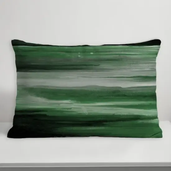 Creative Products Green Streaks 14x20 Indoor / Outdoor Pillow image {4}