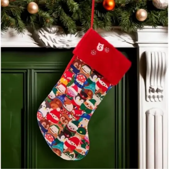 Kurt Adler Officially Licensed Squishmallow Printed Stocking with Plush Cuff, 19" image {1}