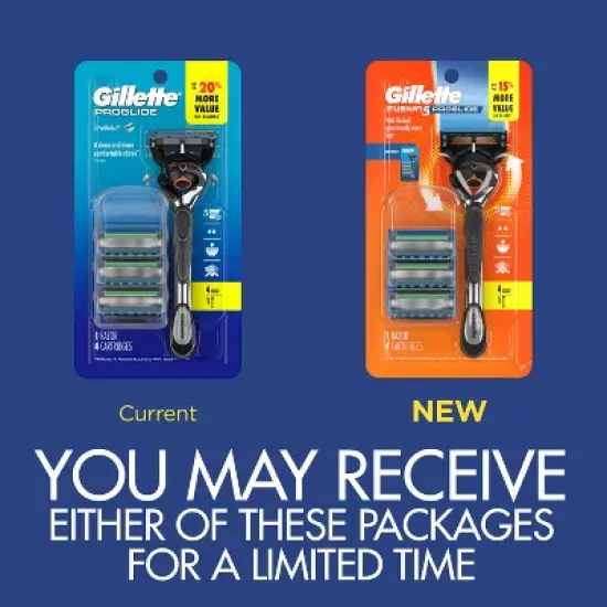 Gillette ProGlide Razor for Men - Handle + 4 Blade Refills image {2}