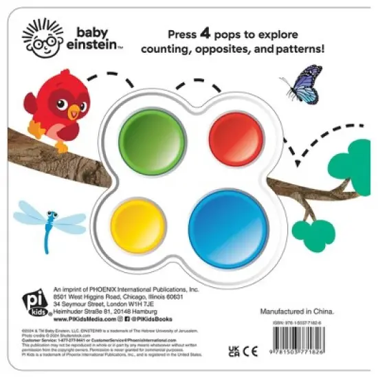 Baby Einstein: Skip, Hop, Pop! Push & Pop (Board Book) image {4}