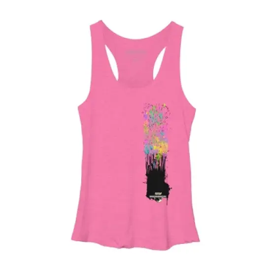 Women's Design By Humans My piano By Sebasebi Racerback Tank Top image {7}