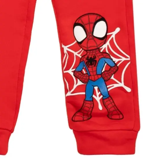 Marvel Spidey and His Amazing Friends Fleece Pullover Hoodie and Pants Outfit Set Toddler image {5}