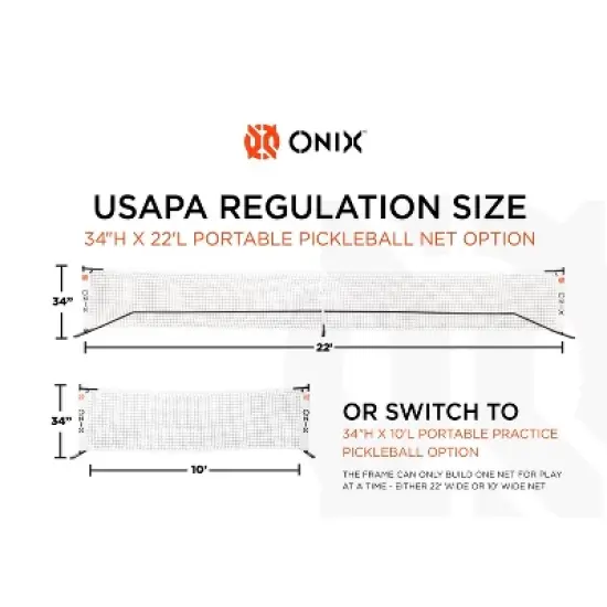 Onix 2-in-1 Portable Sports Net image {4}