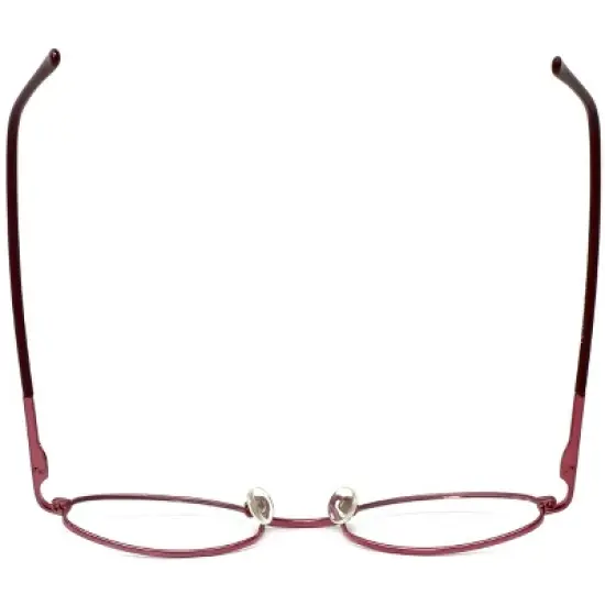 Flex Plus by Vivid FP-10 Designer Blue Light FIlter Reading Glasses in Burgundy Red 46mm +2.00 | Ladies | Oval Shape | Small Fit image {4}