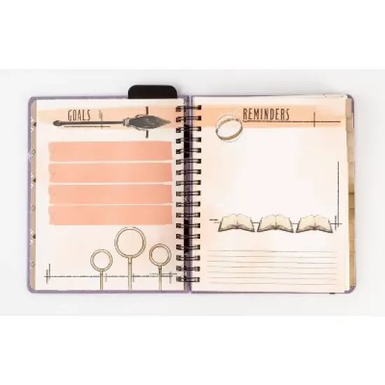 Undated Warner Bros. Harry Potter Spiral Planner Time is of the Essence - Con*Quest Journals image {5}