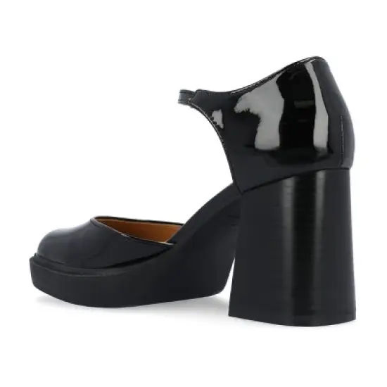 Journee Collection Womens Sophilynn Tru Comfort Foam Mid Heel Square Toe Pumps image {6}