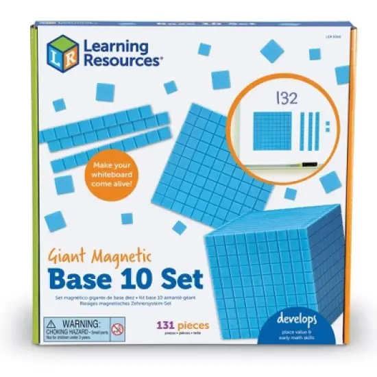 Learning Resources Giant Magnetic Base Ten Set, Ages 6+ image {3}