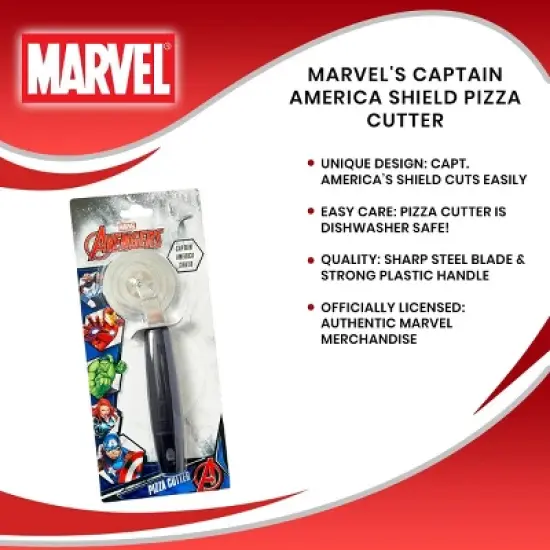 Seven20 Marvel's Captain America Shield Pizza Cutter image {6}