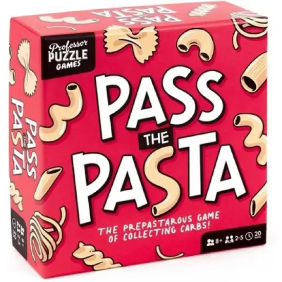 Professor Puzzle USA, Inc. Pass The Pasta | Family Board Game of Strategy and Shape Collection image {1}