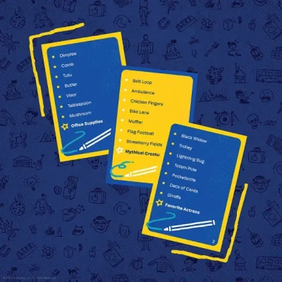 The Op Games Telestrations 6 Player Game: Social Skills Educational Party Game, Includes Cards & Dry Erase Boards image {2}