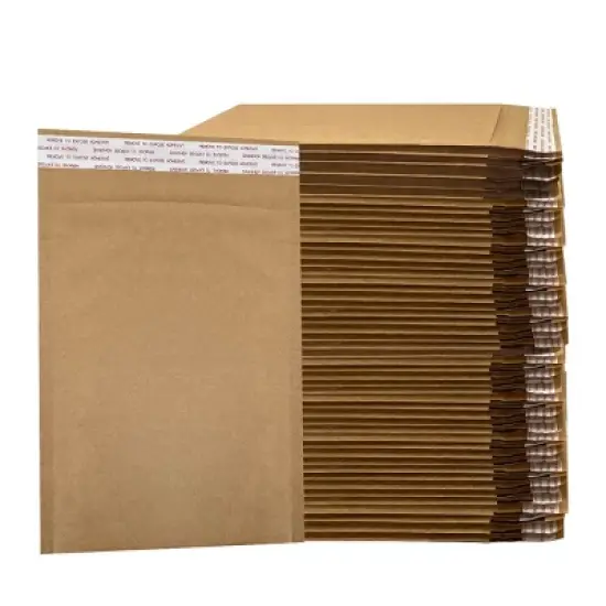 UOFFICE Dark Brown Kraft Bubble Mailer (100 Count, #3 - 8.5" x 13.5") image {7}