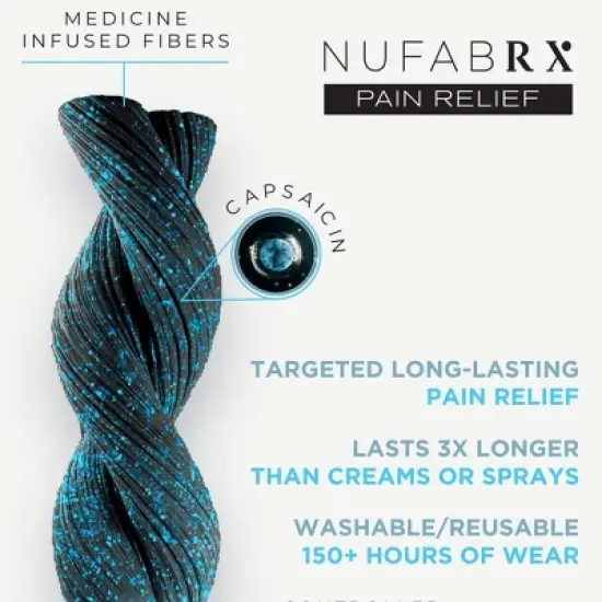Nufabrx Pain Relief Arm Compression Sleeve image {5}