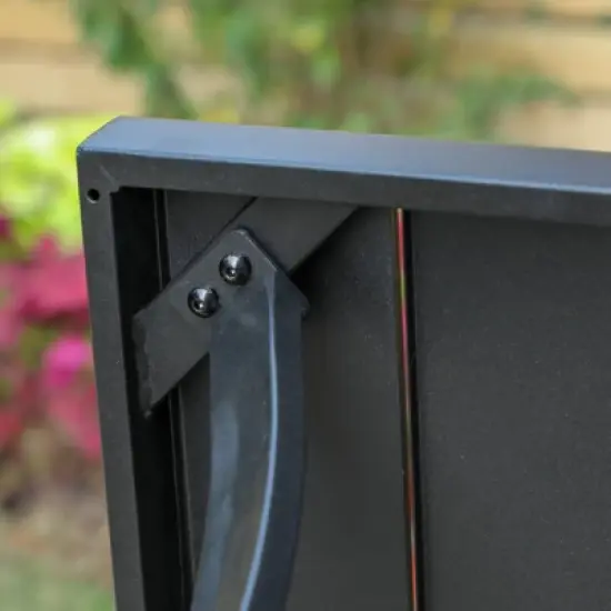 7pc Patio Dining Set with Table & Wicker Rattan Chairs - Captiva Designs image {5}