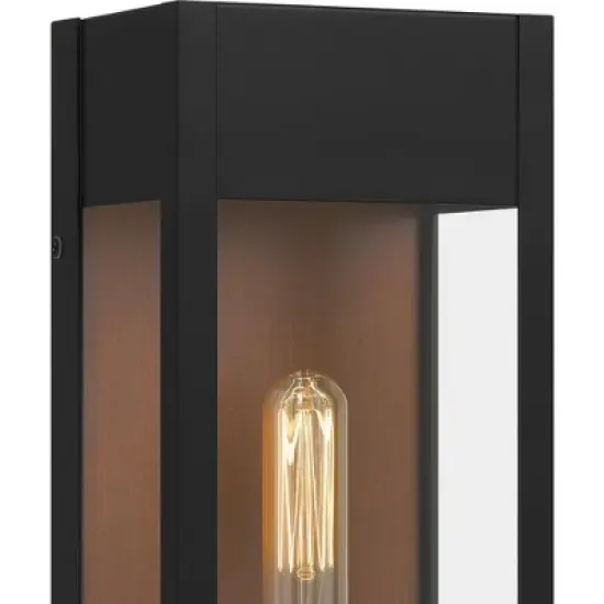 Quoizel Lighting  - Maren - 1-Light Medium Outdoor Wall Lantern, Matte Black image {3}