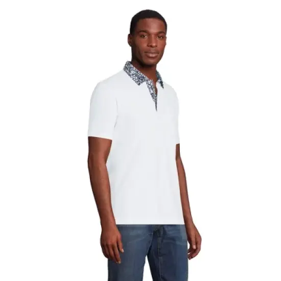 Lands' End Lands' End Men's Super-T Short Sleeve Polo Shirt image {2}