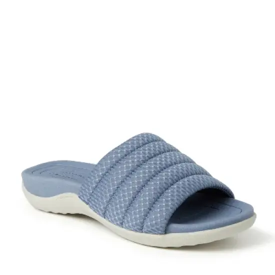 Dearfoams Womens Low Foam Slide Sandal image {7}