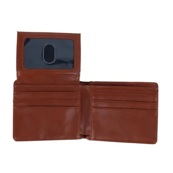 Buxton Men's RFID Distressed Vegan Leather Bifold Wallet image {3}