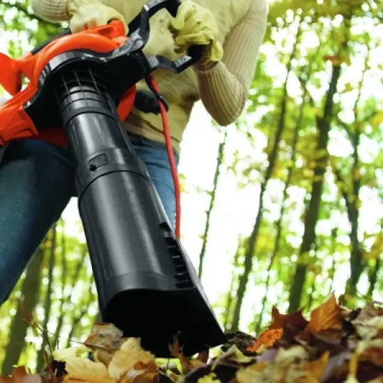 Black & Decker 12 A 2-Speed Handheld Electric Mulcher Blower Vac image {6}