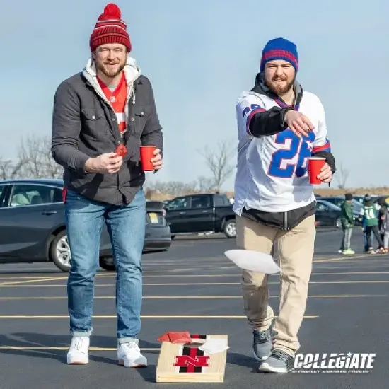 NCAA Nebraska Cornhuskers 1'x2' Wood Cornhole Set image {5}