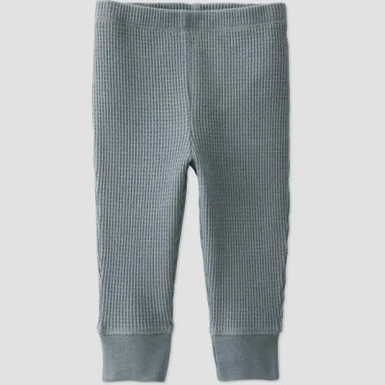 Little Planet by Carter&rsquo;s Baby 2pc Waffle Top & Bottom Set - Slate Gray image {1}