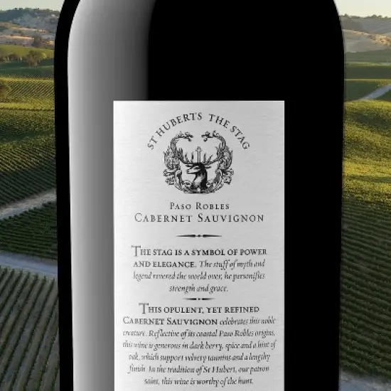 St. Huberts The Stag Cabernet Sauvignon Red Wine - 750ml Bottle image {7}
