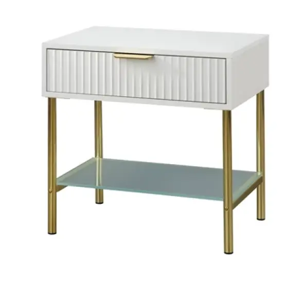 Valen Channel Front End Table with Drawer - Lifestorey image {7}