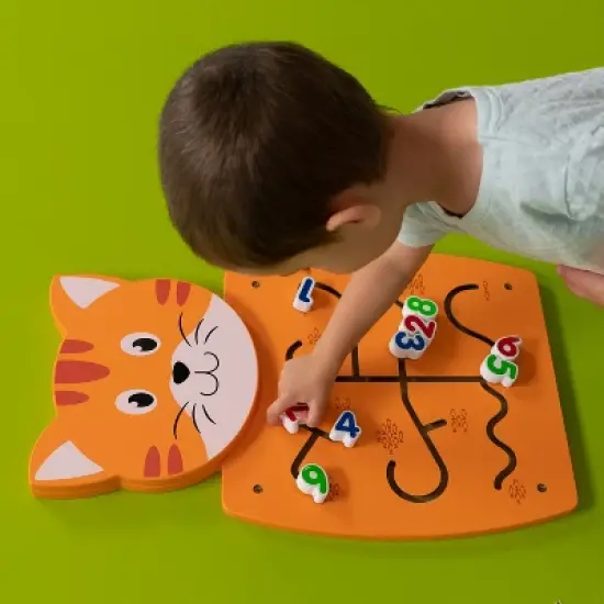 Learning Advantage&reg; Cat Activity Wall Panel - 18m+ - Toddler Activity Center image {4}