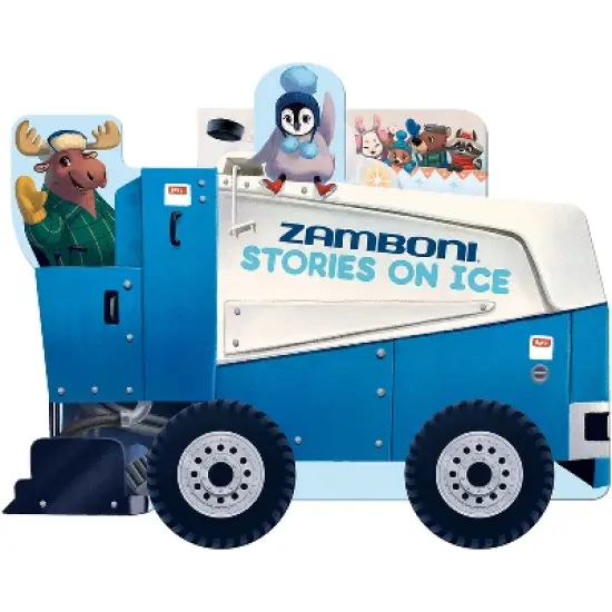Zamboni Stories on Ice - by  Jack Redwing (Board Book) image {1}