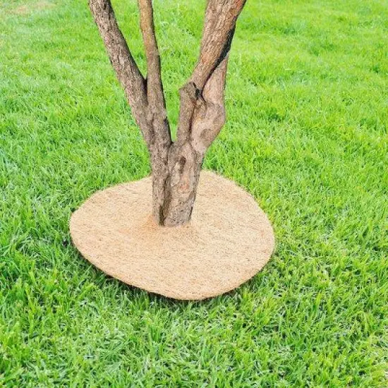 Envelor 10pk 14" Coco Coir Plant Cover Mulch Mat image {1}